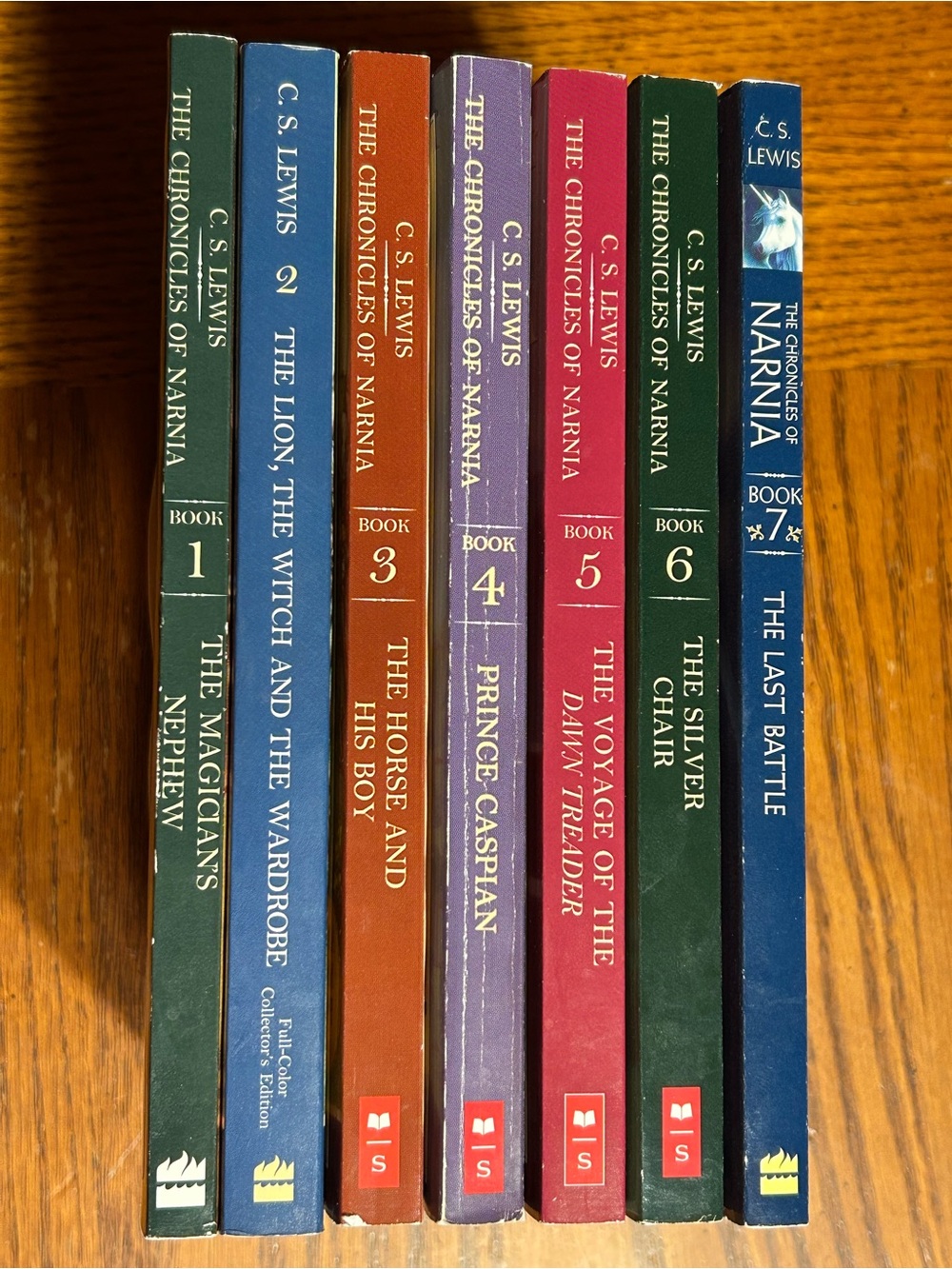 The Chronicles of Narnia - 7-Book Paperback Set (Multicolor Spines)